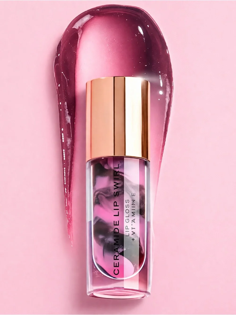 Revolution Makeup London -‎ Lip Gloss Ceramide Lip Swirl Cherry Mauve